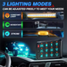 8/12 Gang RGB Schalttafel LED Arbeits licht leiste Schalter Box Controller für Universal autos LKW Boot utv 4x4 4wd