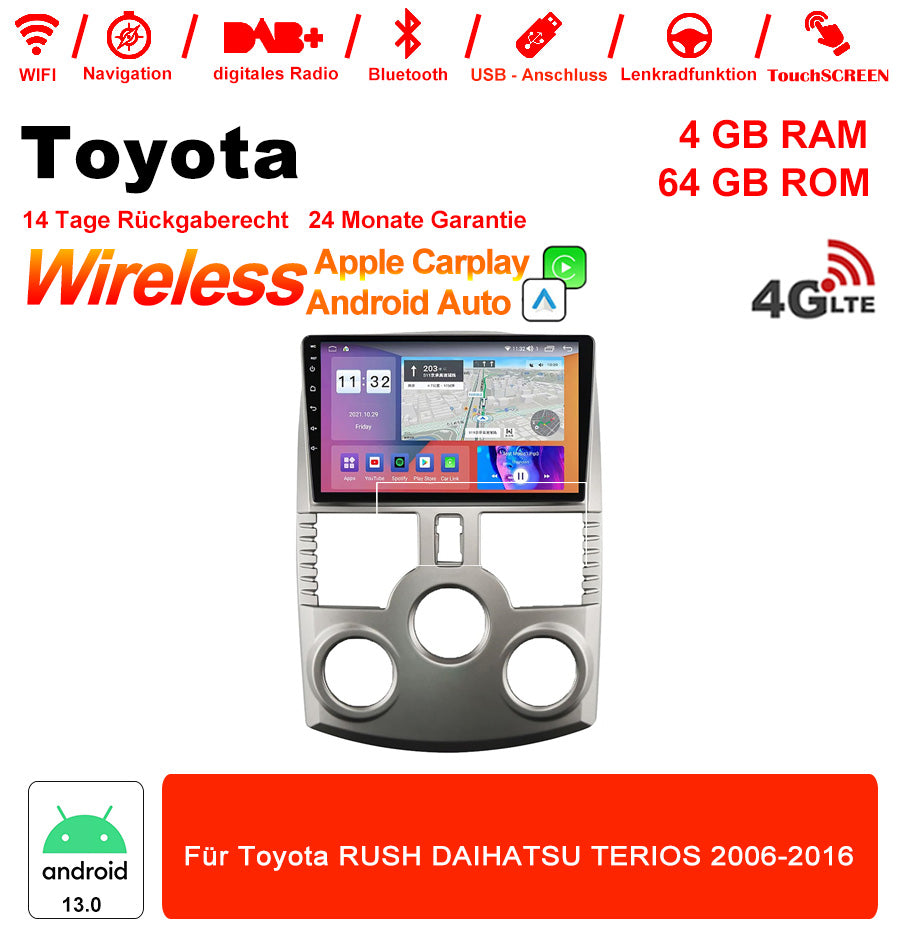 Android Autoradio für Toyota Rush / Daihatsu Terios 2006-2016 mit Wireless CarPlay & Android Auto