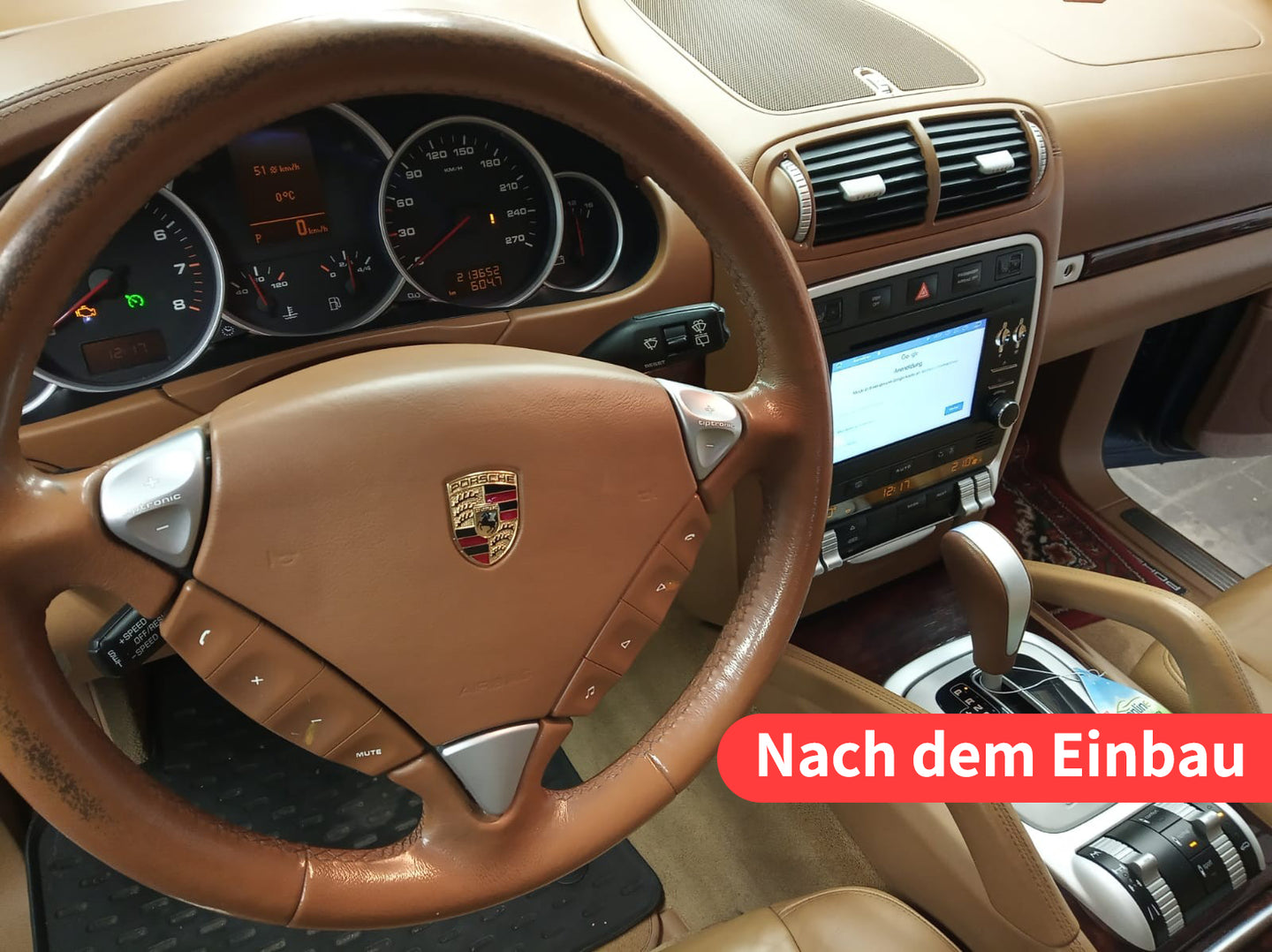 Android Autoradio für Porsche Cayenne 2003-2010 mit Wireless CarPlay & Android Auto