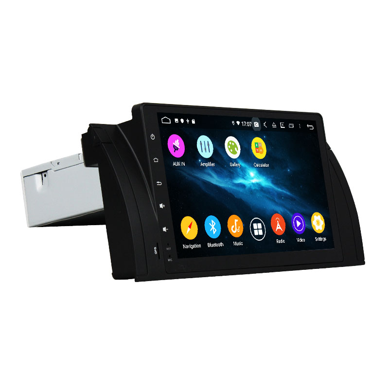 Android Autoradio für BMW 5er E39, X5 E53 und M5 E39 1996-2007 mit Wireless CarPlay, Android Auto & DAB+