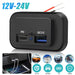 Camper Dual USB Ports Lade Buchse Für RV Wohnmobil Camping Caravan Bus Marine DC5V/3,1 EINE 12V Ladegerät änderung Zubehör