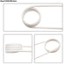 8Pcs Mini Magnetische Heizung DIY Spulen Spule Ductor Magnetische Heizung Kit Flammenlose Wärme Zubehör