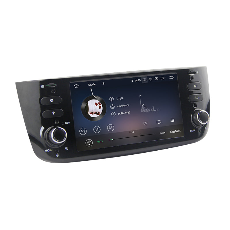 6.2 Zoll Android 13.0 Autoradio für Fiat Punto (2009-2016) und Fiat Linea (2012-2016) mit WiFi, NAVI, Bluetooth, USB
