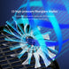Baseus Auto Fan Kühler Faltbare Schweigen Fan Für Auto Rücksitz Klimaanlage 3 Geschwindigkeit Einstellbar Mini USB Fan Schreibtisch Fan auto Kühlung