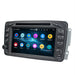 Android Autoradio für Mercedes Benz C-Klasse W203/C209/W209, S-Klasse W203 und CLK C209/W209 1998-2006 mit Wireless CarPlay, Android Auto & DAB+