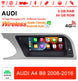 Android Autoradio für Audi A4 B8 2008–2016 mit Wireless CarPlay & Android Auto