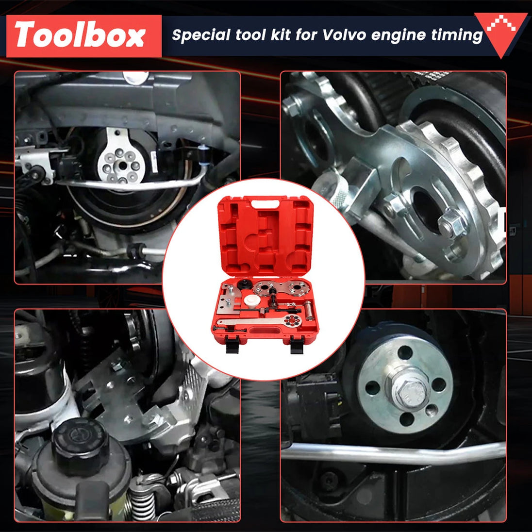 Nockenwelle Ausrichtung Timing Tool Kit für Volvo 1,5T 2,0T S60 S80 S90 V40 V60 V70 XC60 XC70 XC80 XC90 B4204...