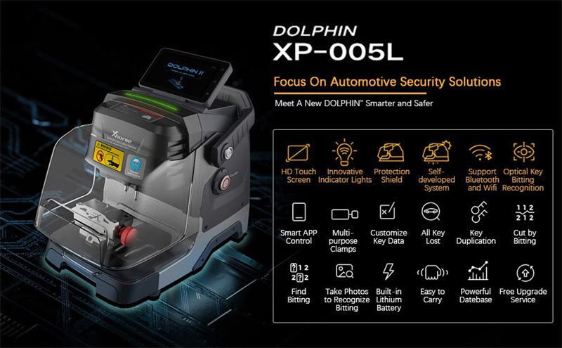 Dolphin XP-005L xp005l dolphin 2 schlüssel schneide maschine mit einstellbarem bildschirm