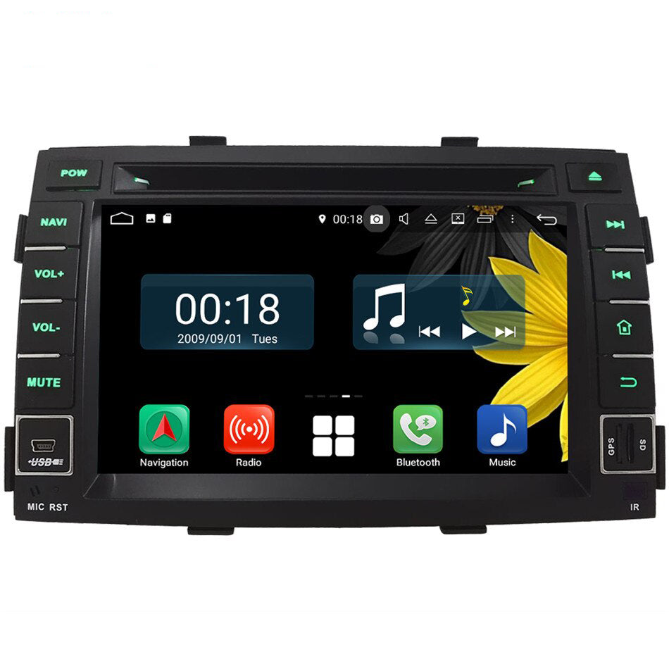 Android Autoradio für Kia Sorento 2009–2012 mit Wireless CarPlay & Android Auto