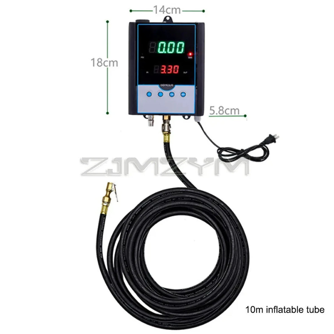 DP-Q03 An der Wand montiertes digitales Reifendruckmessgerät, automatische Reifenfüller-Infationspistole,...