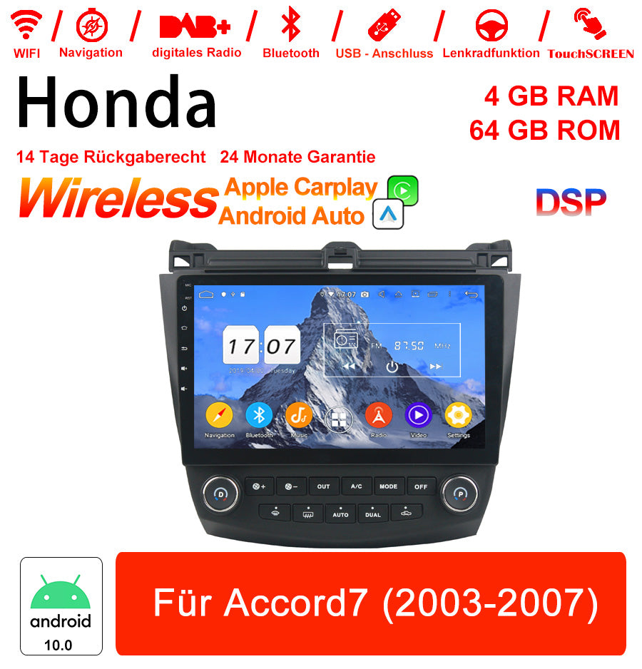 Android Autoradio für Honda Accord7 2003-2007 mit Wireless CarPlay & Android Auto