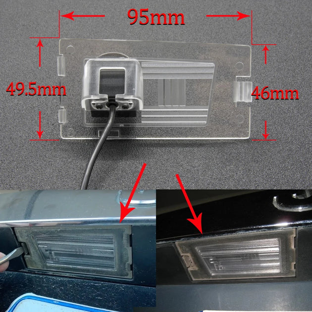 HD Rückfahrkamera für Jeep Grand Cherokee WK2 (2011-2016)