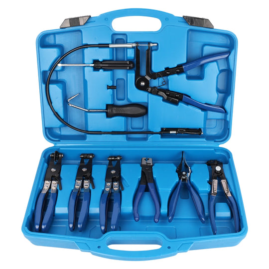 9PCs Schlauch Klemme Zangen Werkzeug Draht Lange Reichweite Heizöl Wasser Schlauch Auto Werkzeuge Für...