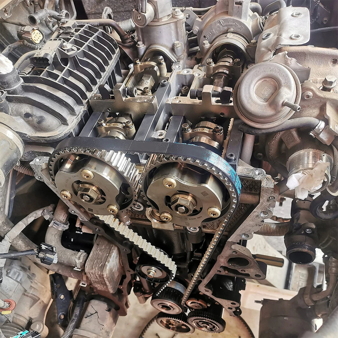 Motor-Einstellwerkzeug Satz für Nockenwellen-Arretierung & Zahnriemen – passend für Ford EcoBoost 1.0...