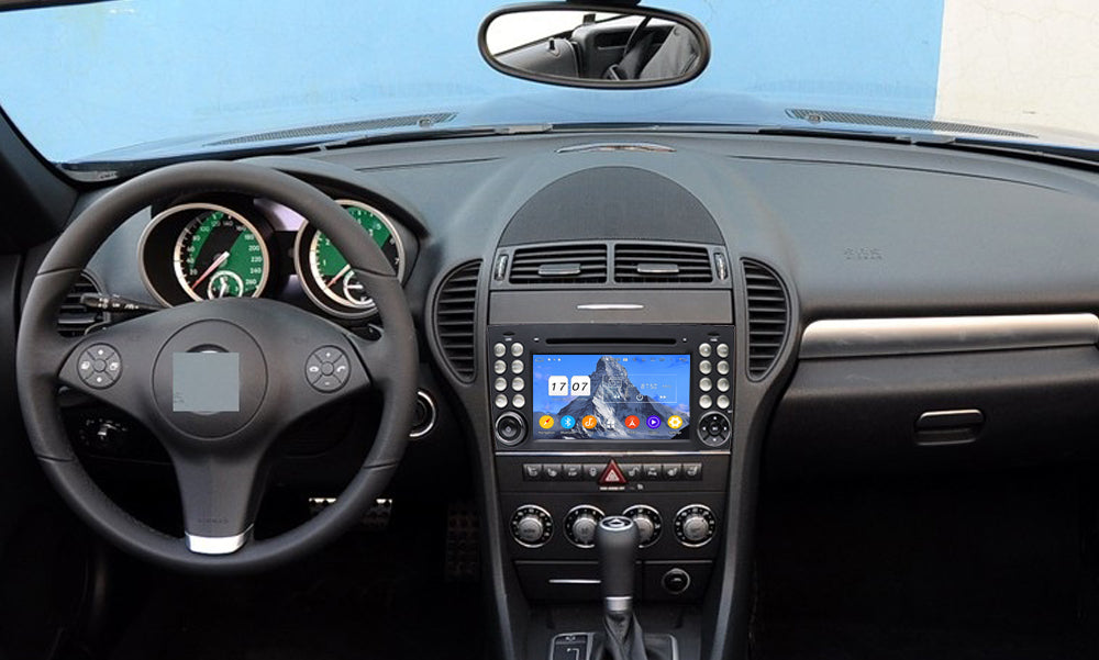 Android Autoradio für Mercedes Benz SLK R171 2004-2012 mit Wireless CarPlay, Android Auto & DAB+
