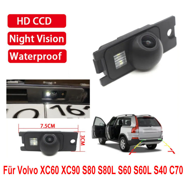 HD 1280x720 Rückfahrkamera für Volvo XC60, XC90, S80, S60, S40, C70 (2000–2007)