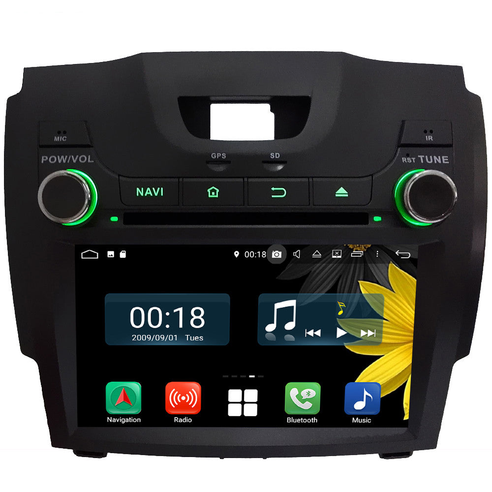 Android Autoradio für Isuzu D-Max MU-X und Chevrolet S10/Colorado/Trailblazer 2012-2017 mit Wireless CarPlay & Android Auto