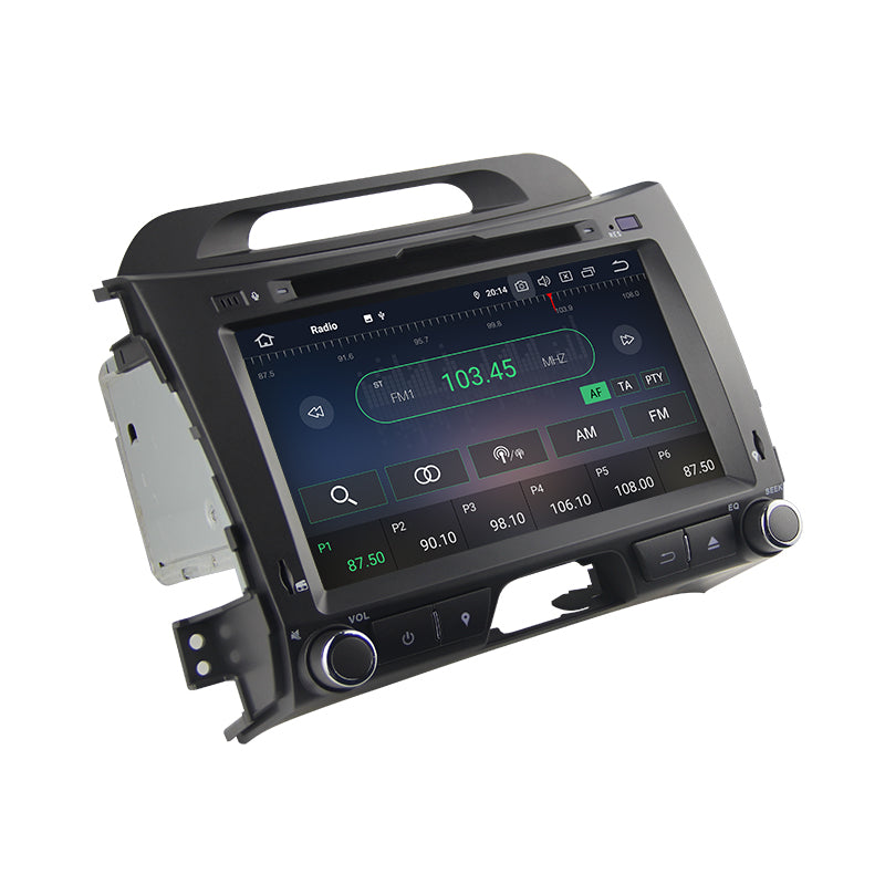 Android Autoradio für Kia Sportage 2010-2015 mit WiFi, NAVI, Bluetooth und USB
