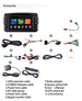 Android Autoradio für Mercedes Benz C-Klasse W203/C209/W209, S-Klasse W203 und CLK C209/W209 1998-2006 mit Wireless CarPlay, Android Auto & DAB+