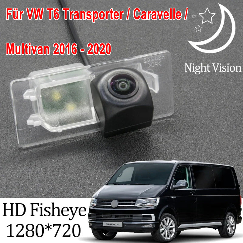 HD-Fischauge-Rückansichtkamera für VW T6 Transporter, Caravelle, Multivan (2016-2020)