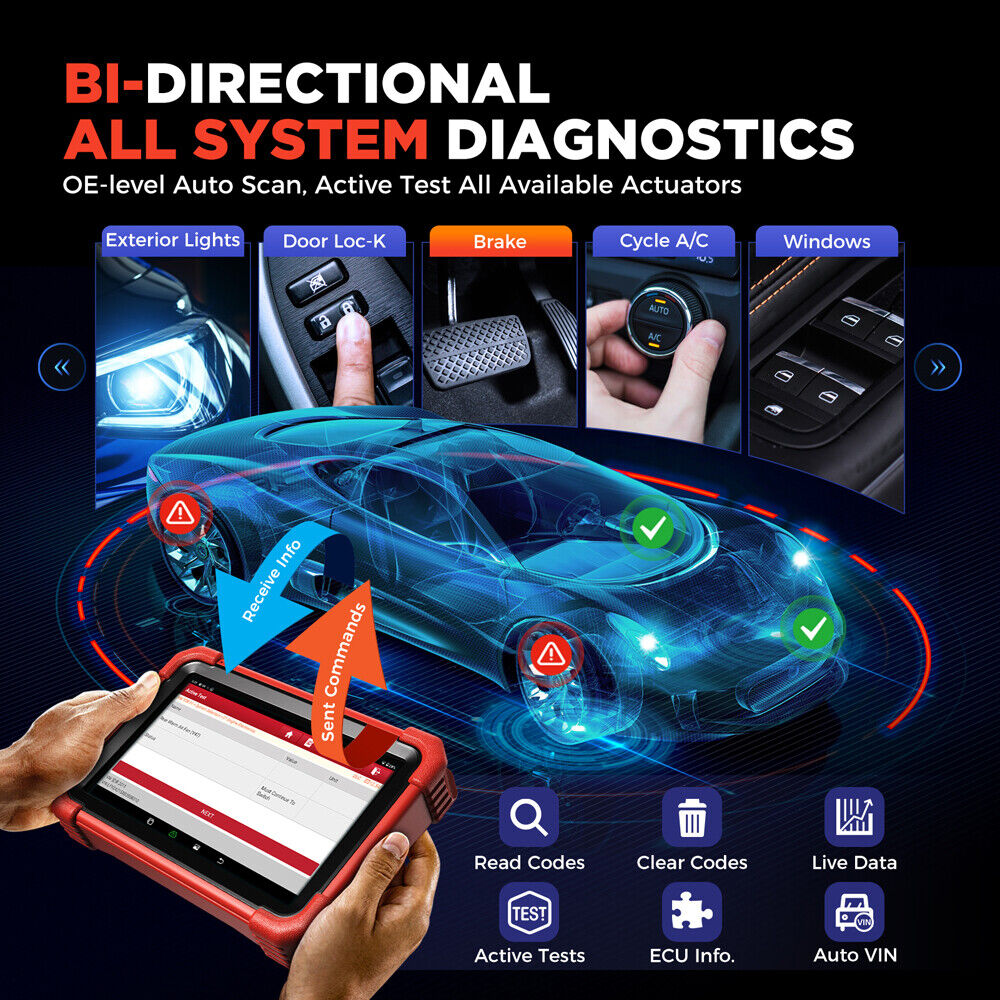 LAUNCH CRP919X BT OBD2 Diagnosegerät für Fahrzeugsysteme