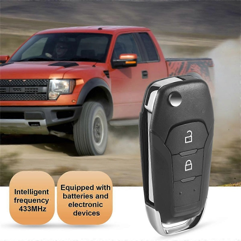 Auto Smart-Remote-Key 2 Taste 433MHz Fit Für Ford Ranger F150 2015 2016 2017 2018 ID49 PCF7945P EB3T-15K601-BA