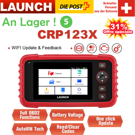 LAUNCH CRP123X OBD2 Diagnosegerät für Fahrzeugsysteme