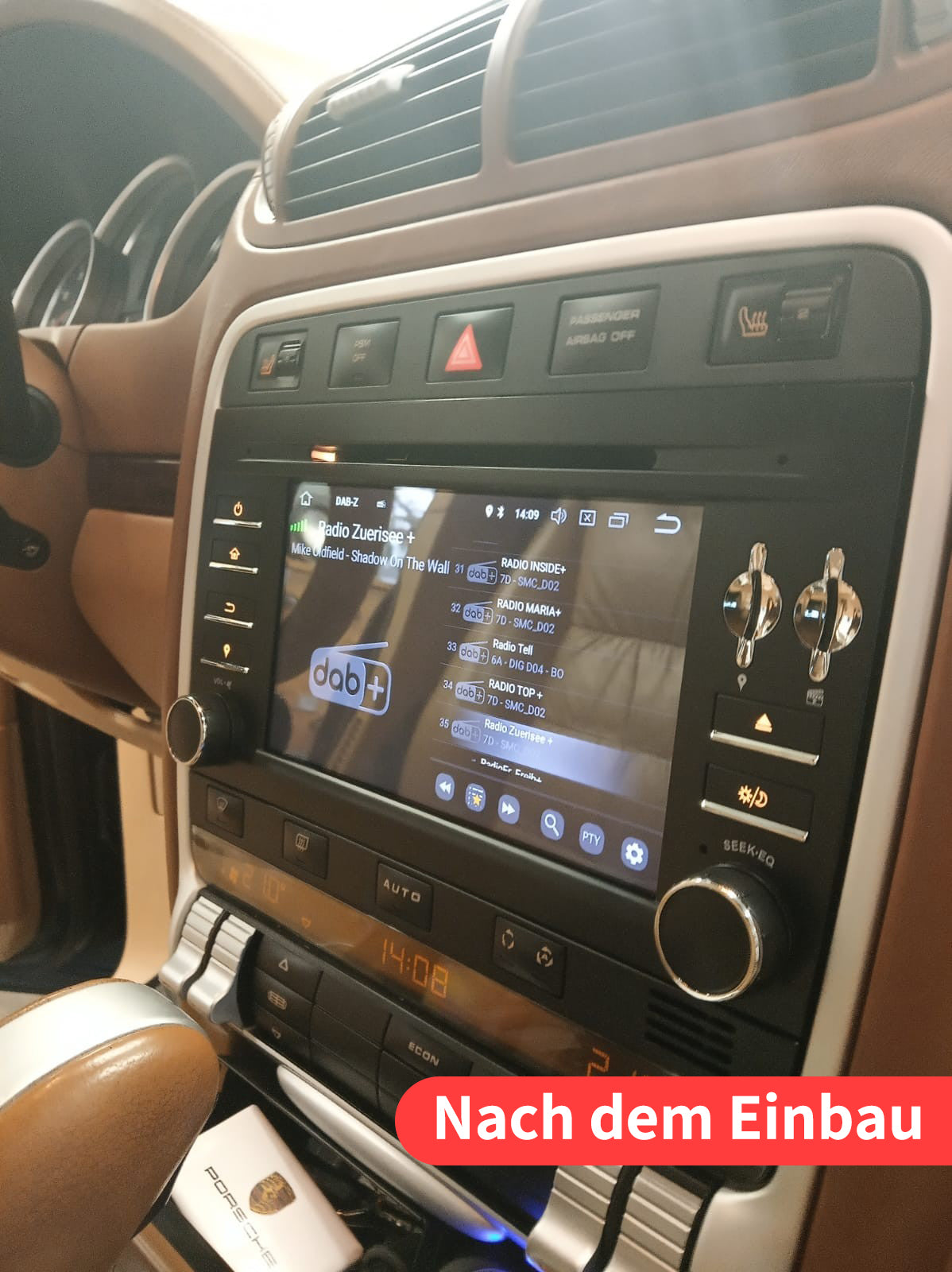 Android Autoradio für Porsche Cayenne 2003-2010 mit Wireless CarPlay & Android Auto