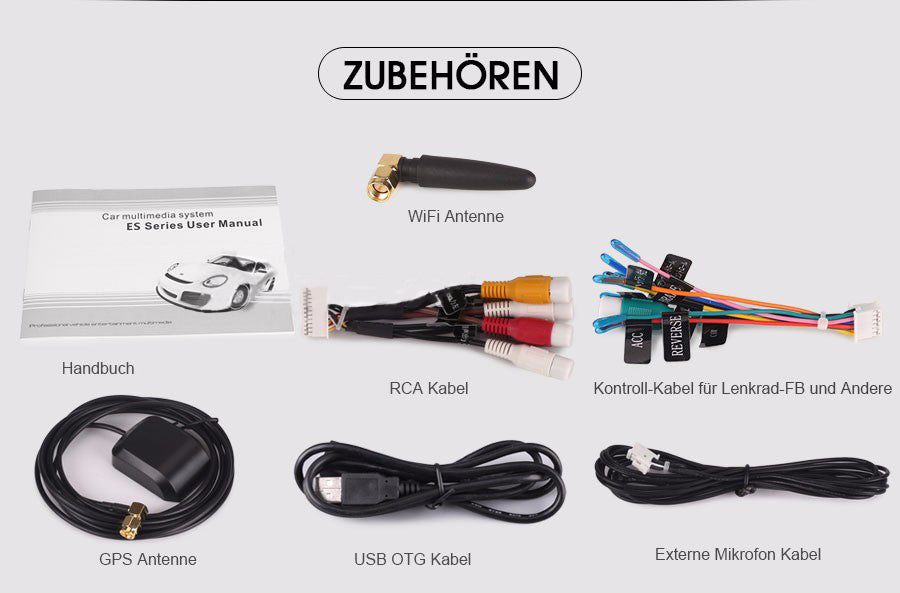 Android Autoradio für Porsche Cayenne 2003-2010 mit Wireless CarPlay & Android Auto