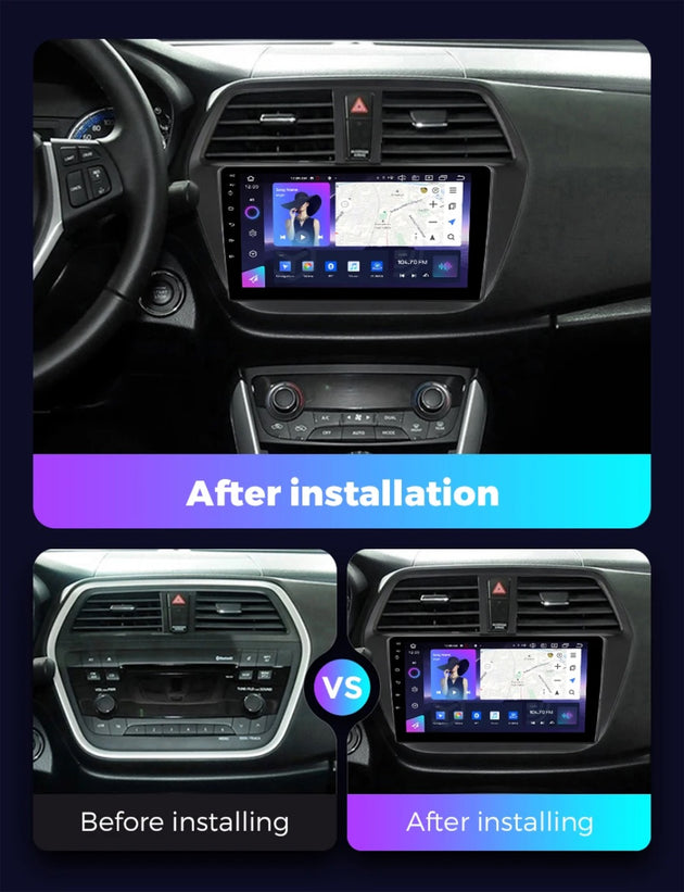 Android Autoradio für Suzuki SX4 (2014-2017) mit Wireless CarPlay & Android Auto