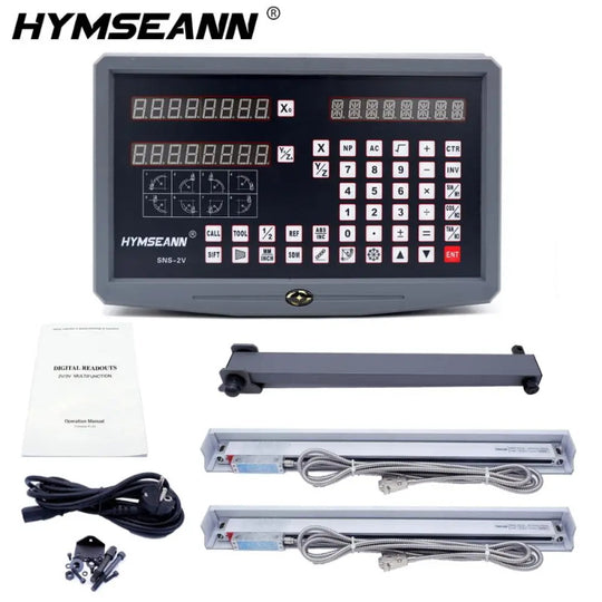 Freies verschiffen drehmaschine/fräsen/bohren/EDM/CNC maschine 2 achsen digital anzeige DRO und lineare...