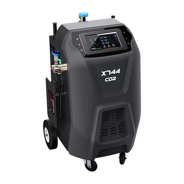 WONDERFU X744 R744 (CO₂) Vollautomatische Klimaanlage mit Datenbank und Drucker, kompatibel für Benzin- und...
