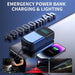 4 in 1 Auto Starthilfe Luftpumpe 150PSI Reifenkompressor 2000A Startergerät 10000 mAh Power Bank Digitale...