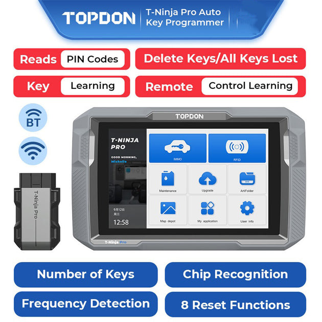 TOPDON T-Ninja Pro IMMO- und Schlüsselprogrammiergerät