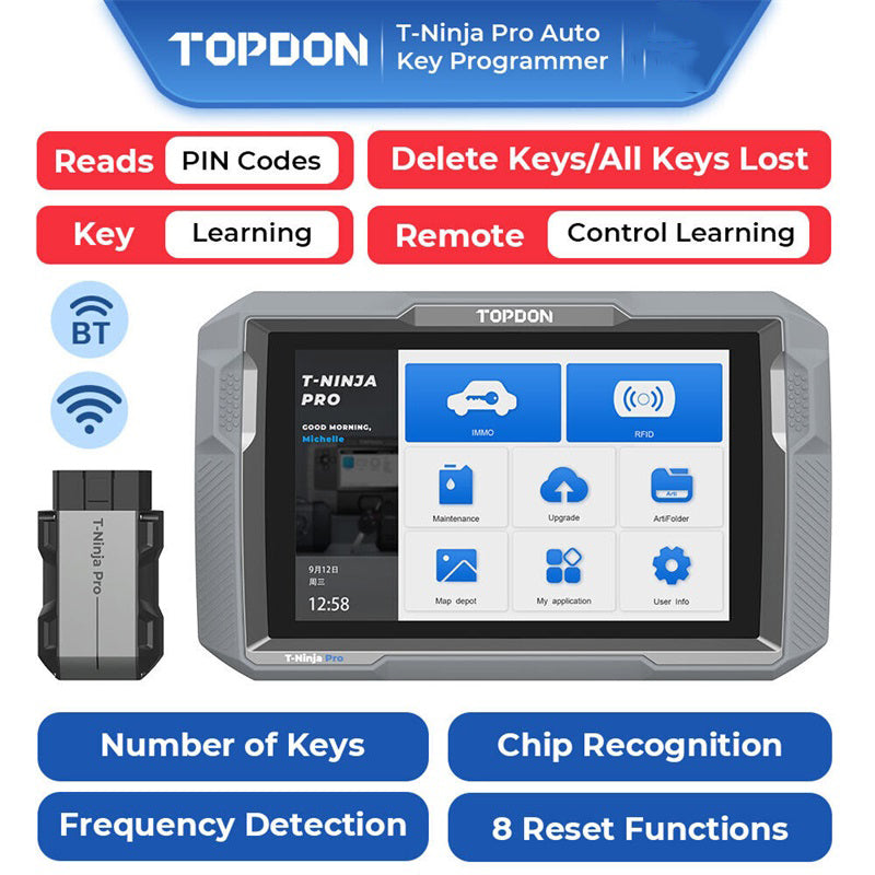 TOPDON T-Ninja Pro IMMO- und Schlüsselprogrammiergerät
