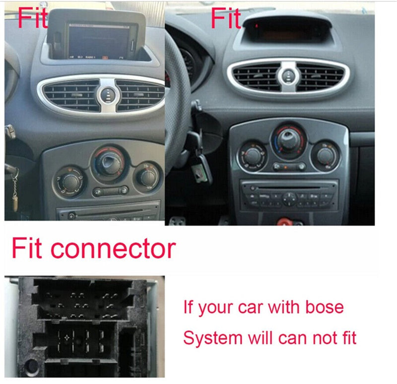 Android Autoradio für Renault Clio III 2005-2014 mit Wireless CarPlay & Android Auto