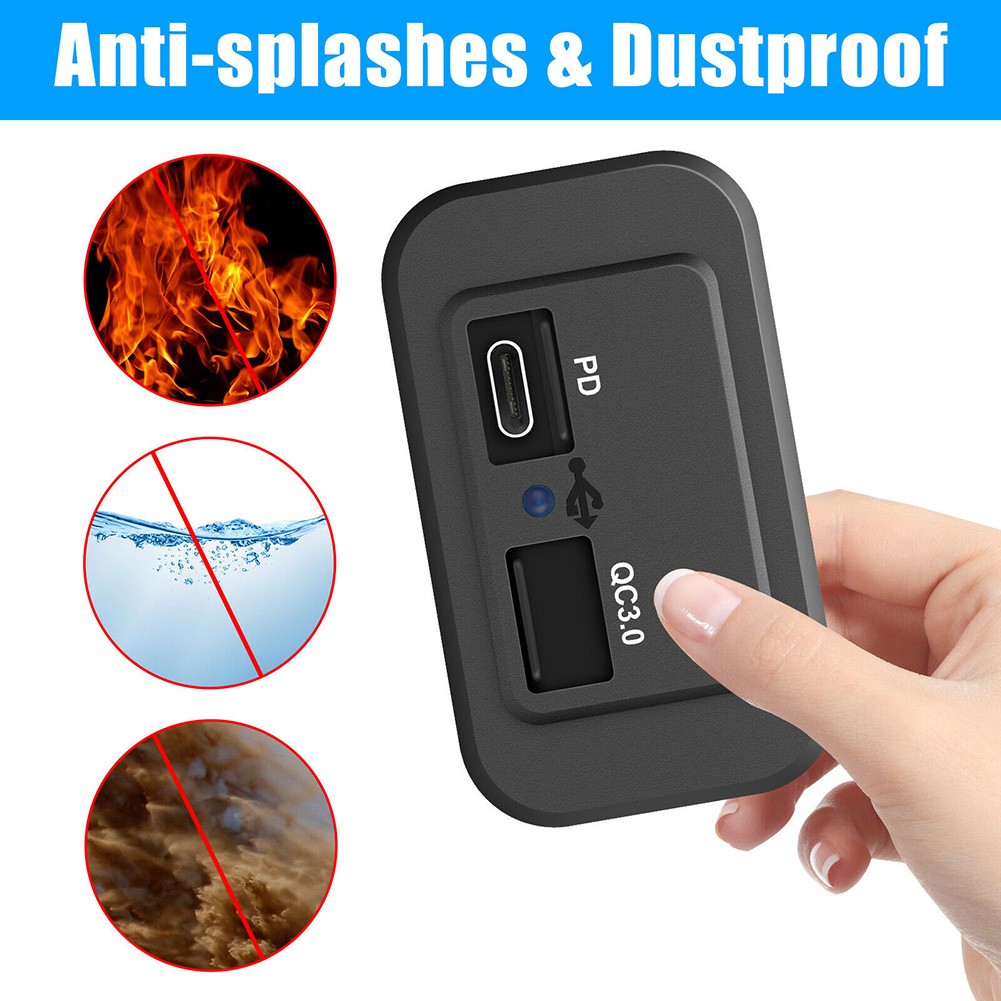 Camper Dual USB Ports Lade Buchse Für RV Wohnmobil Camping Caravan Bus Marine DC5V/3,1 EINE 12V Ladegerät änderung Zubehör