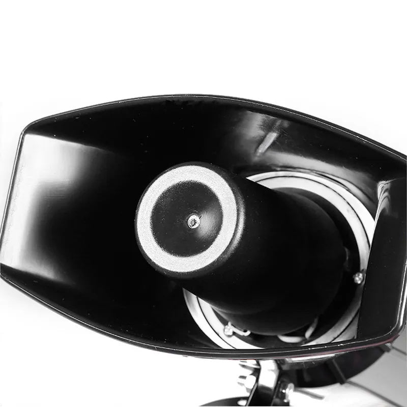Lautsprecher 110DB Auto Horn Polizei Sirene Air Horn Megaphon Auto Horn Alarm Notfall Motorrad 12V 60W Multi-ton & Claxon Hörner