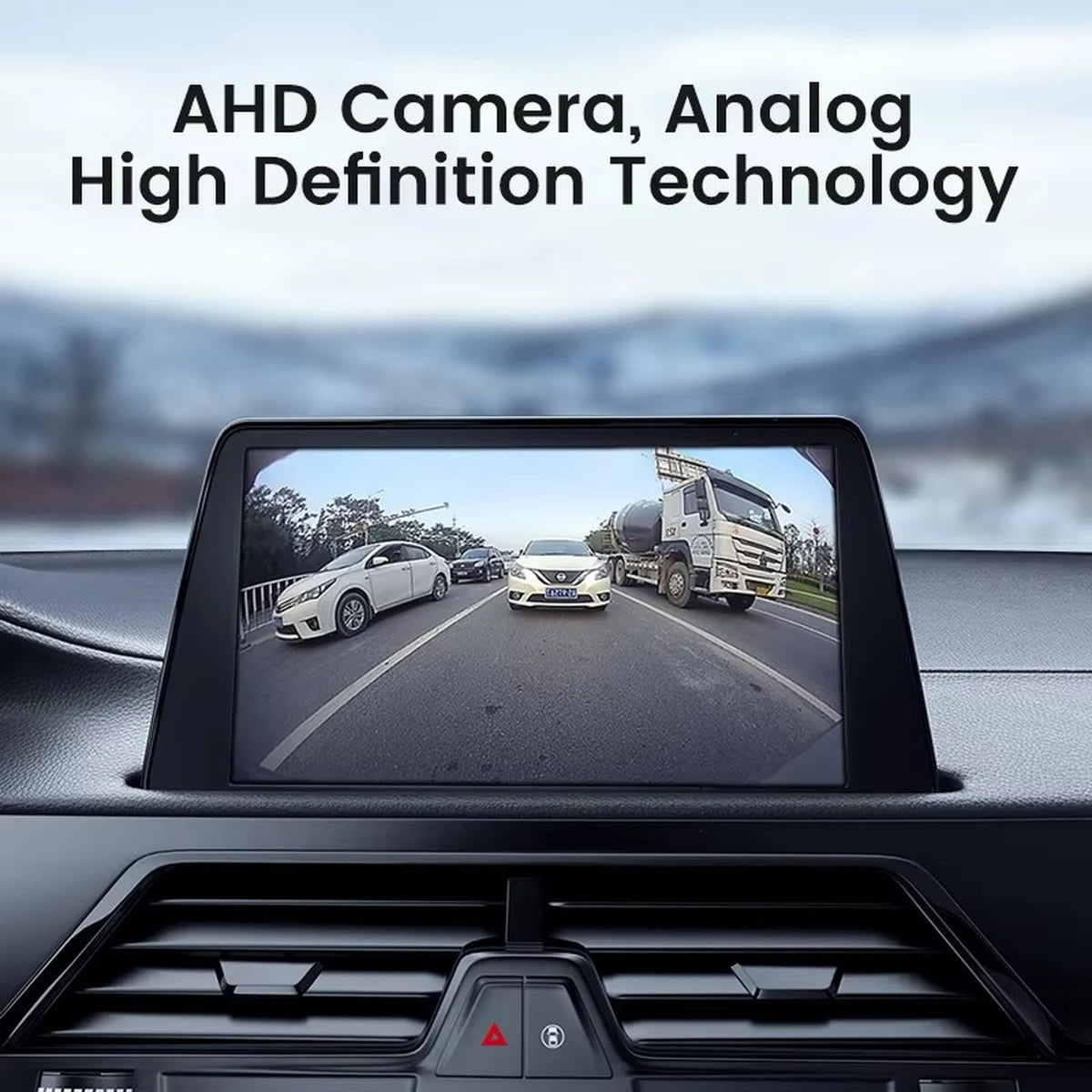 AHD 1080P Universelle Rückfahrkamera mit 170° Weitwinkel und Nachtsicht