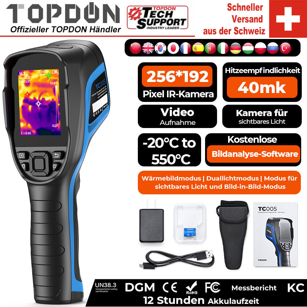 TOPDON TC005 Wärmebildkamera