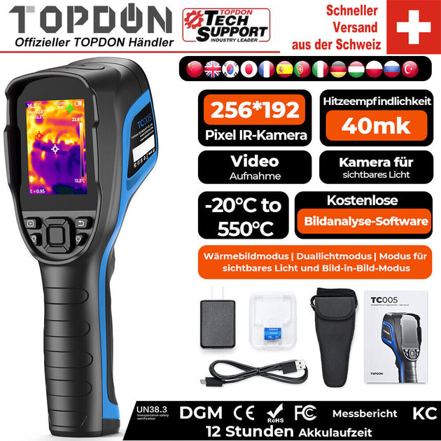 TOPDON TC005 Wärmebildkamera
