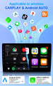 Android Autoradio für Fiat Panda 2003-2012 mit Wireless CarPlay & Android Auto
