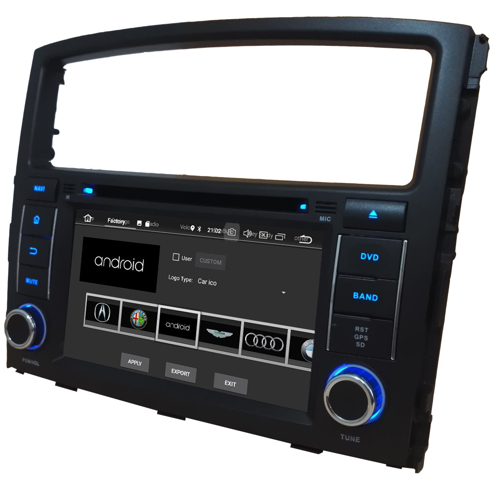 Android Autoradio für Mitsubishi Pajero V97 V93 2006-2016 mit Wireless CarPlay & Android Auto