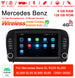 Android Autoradio für Mercedes Benz SL R230 2001-2005 mit Wireless CarPlay, Android Auto & DAB+
