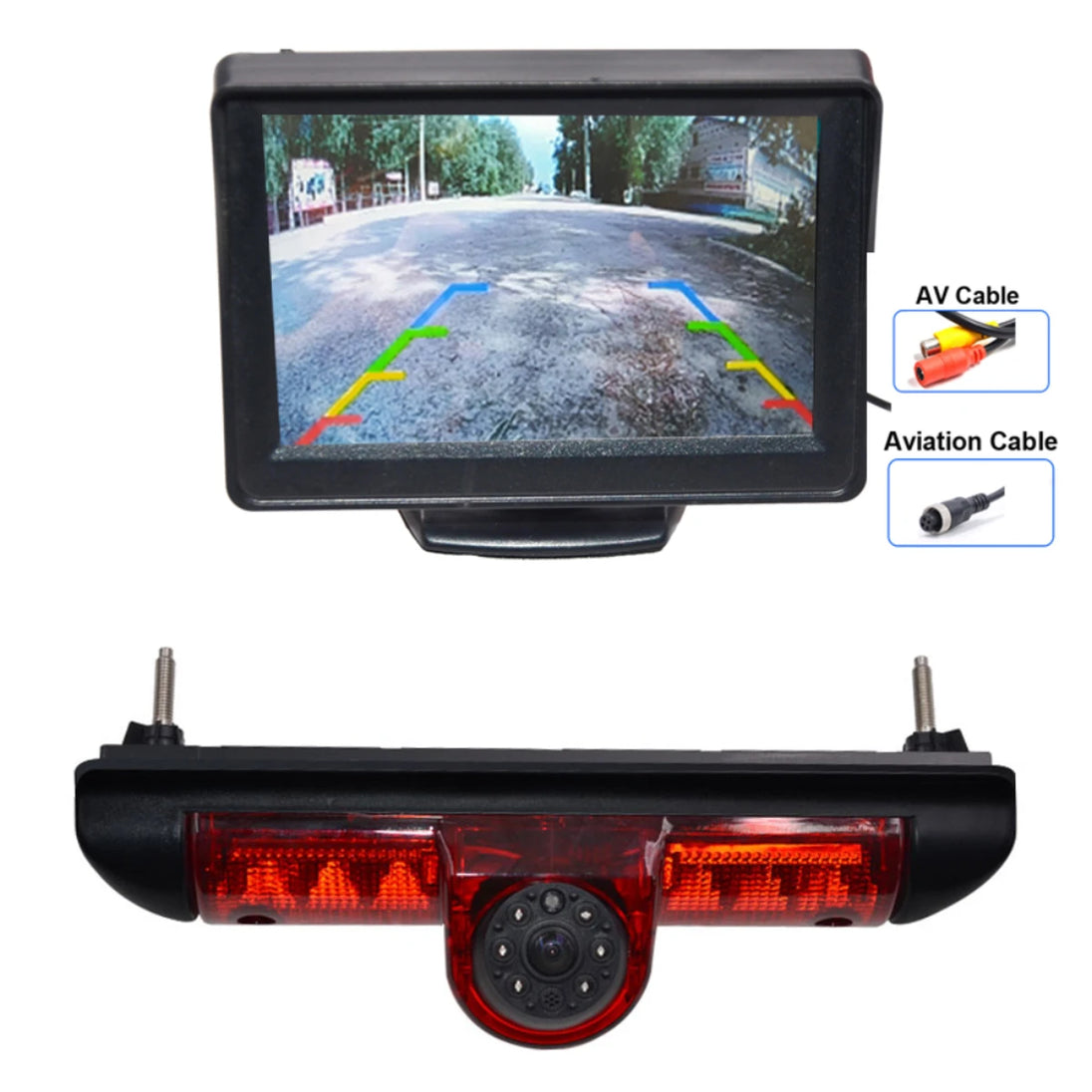Rückfahrkamera mit 4,3-Zoll-Monitor für Fiat Ducato, Citroën Jumper, Peugeot Boxer (2006-2015)