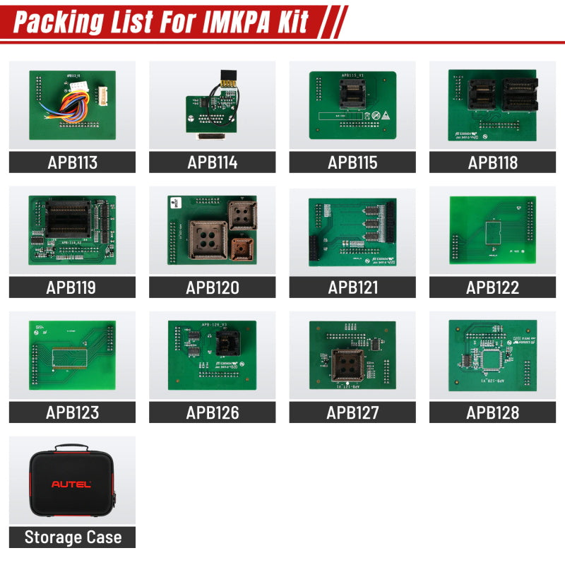 Autel IMKPA Schlüsselprogrammier-Adapterkit