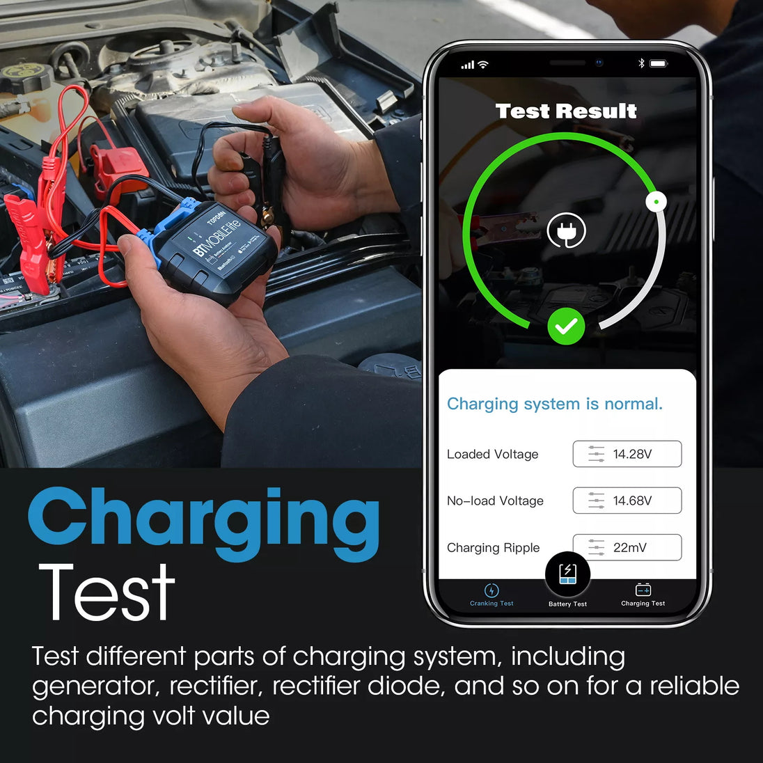 TOPDON BTMobile Lite Batterie- und Ladegerät