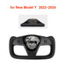 Yoke-Griff Modell Y 3, Heizungslenkrad, Modell X-Stil für Tesla, personalisiertes Rennleder, Modell Y 3 2017–2024