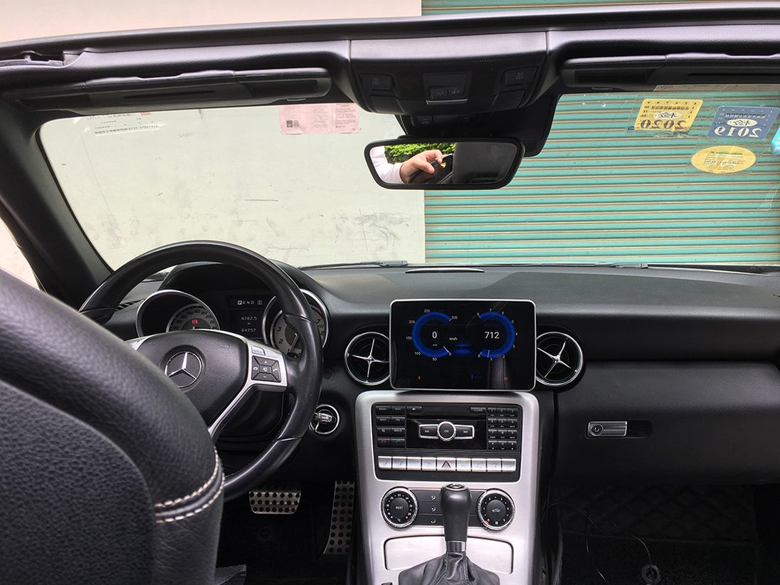 Android Autoradio für Mercedes Benz SL R172 und SLK R172 2011-2015 mit Wireless CarPlay, Android Auto & DAB+