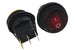 1 stücke Auf/Off 12V DC 25A 220V AC 6A Rocker Schalter IP65 Wasserdichte 3Pin SPST LED beleuchtet